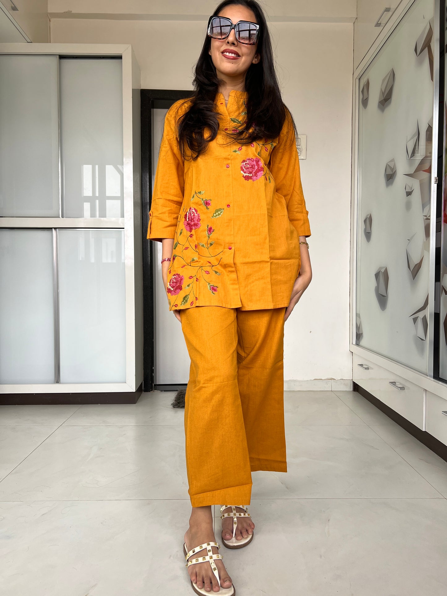 Elina floral co-ord set
