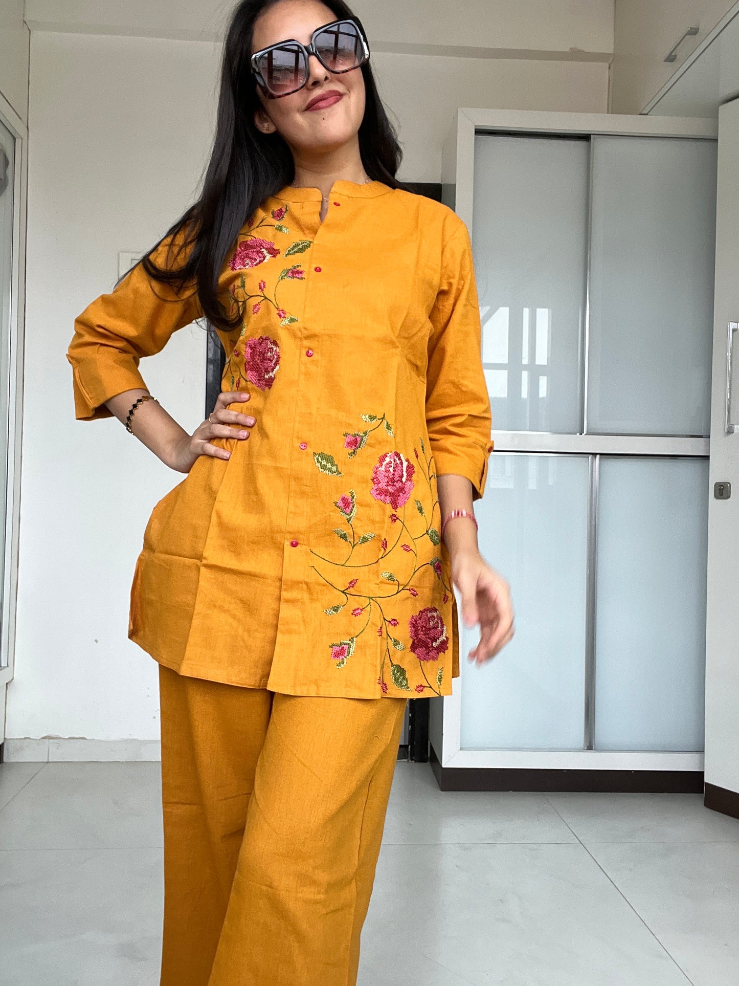 Elina floral co-ord set