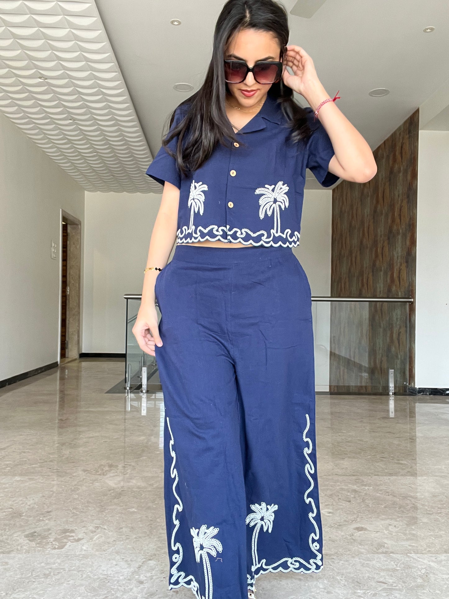 Azzure Palm co-ord set