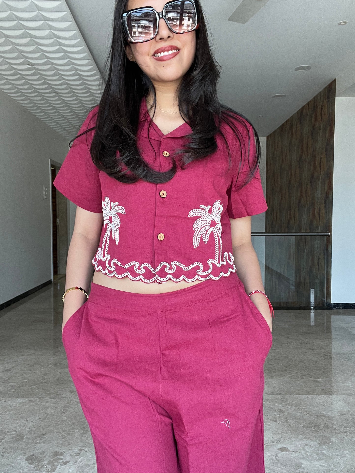 Azzure Palm co-ord set