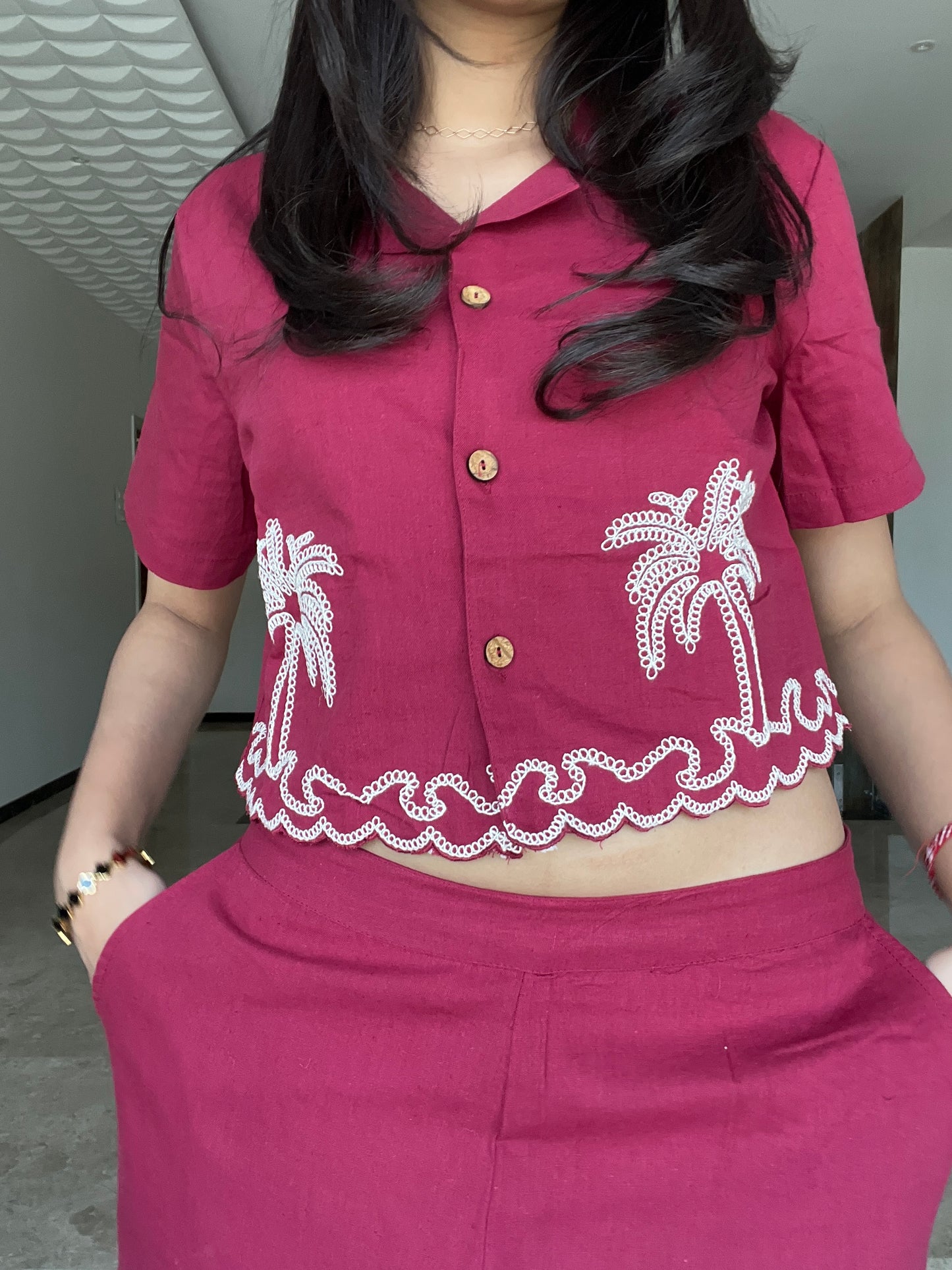 Azzure Palm co-ord set