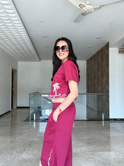Azzure Palm co-ord set