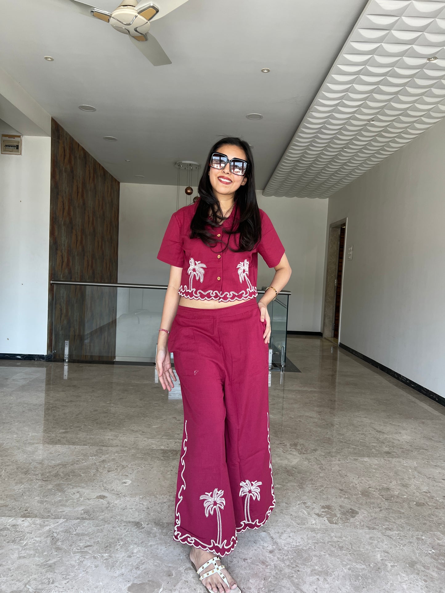 Azzure Palm co-ord set