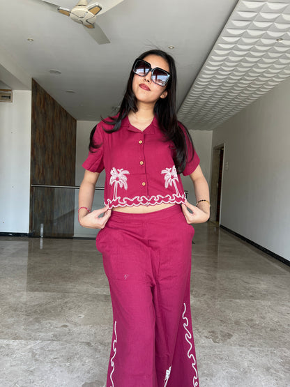Azzure Palm co-ord set