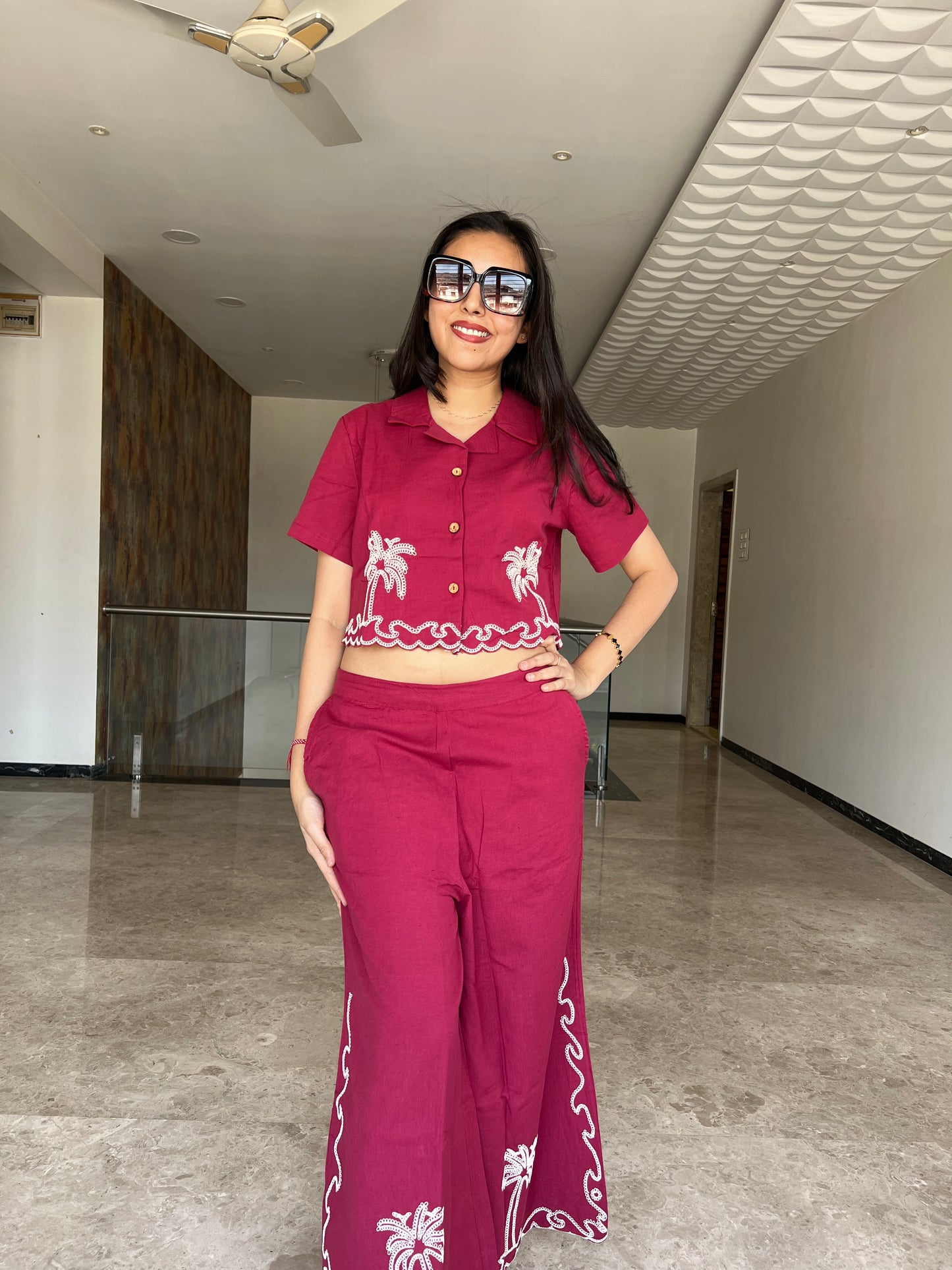 Azzure Palm co-ord set