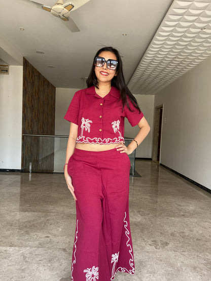 Azzure Palm co-ord set