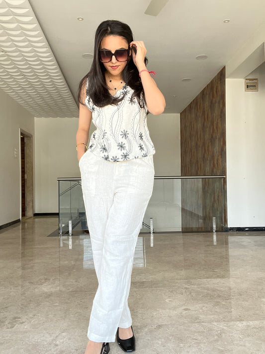 Monochrome meadow co-ord set