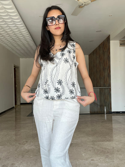 Monochrome meadow co-ord set