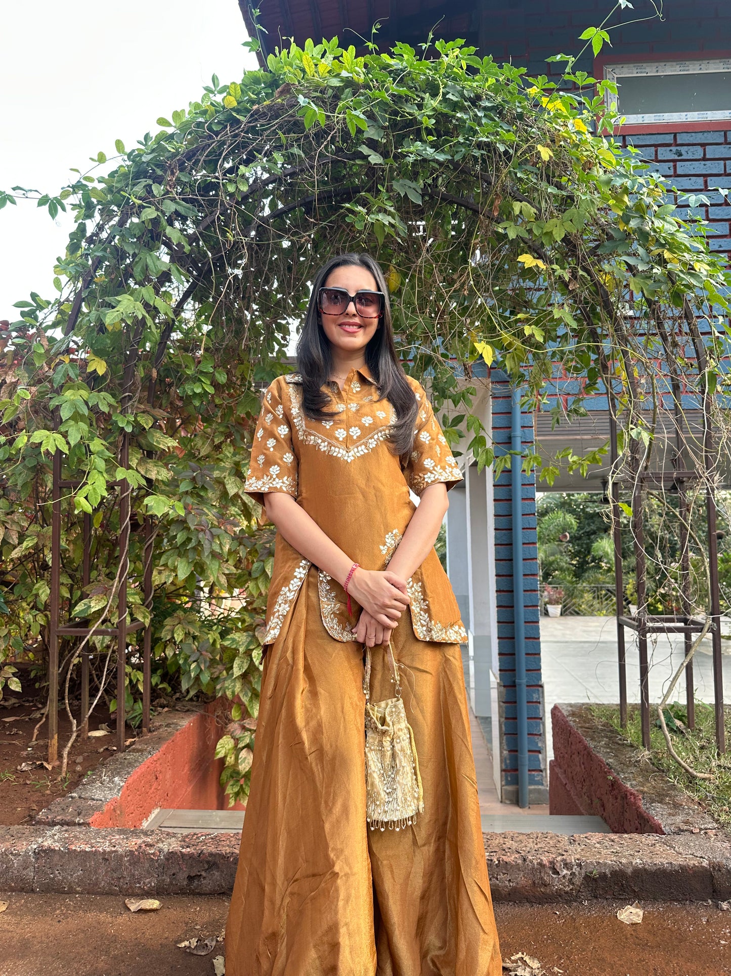 Zaria indo-western set