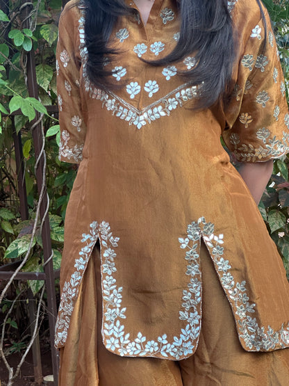 Zaria indo-western set