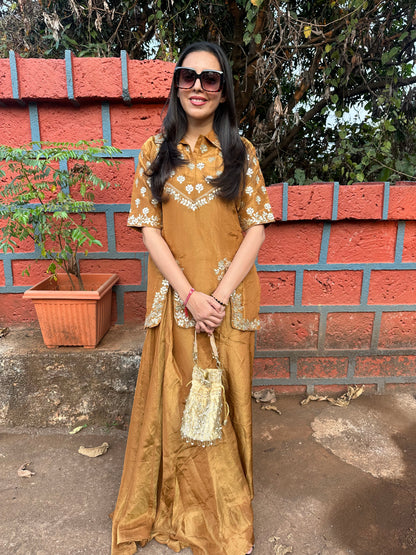 Zaria indo-western set