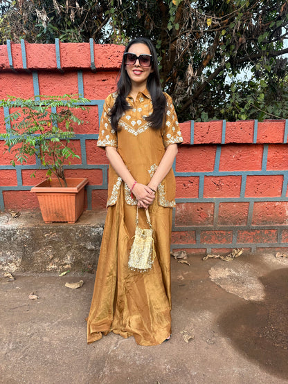 Zaria indo-western set