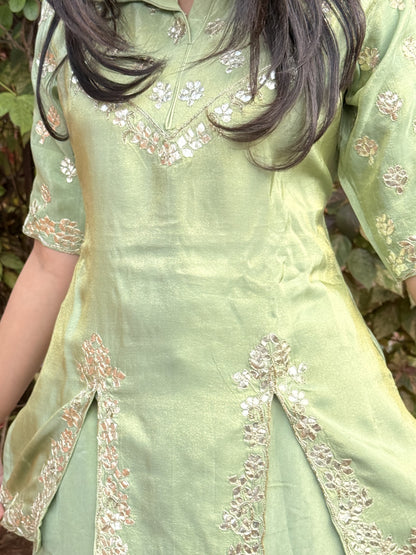 Zaria indo-western set